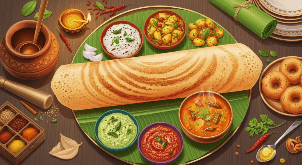 Crispy Masala Dosa Recipe – South Indian Classic