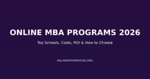 Best Online MBA Programs 2026: Top Schools, Costs, ROI and How to Choose