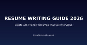 Resume Writing Guide 2026: How to Create an ATS-Friendly Resume That Gets Interviews