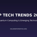Top Tech Trends 2026: AI, Quantum Computing, and Emerging Technologies to Watch