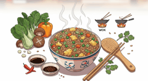 Vegetable Fried Rice – Quick Chinese Style Recipe