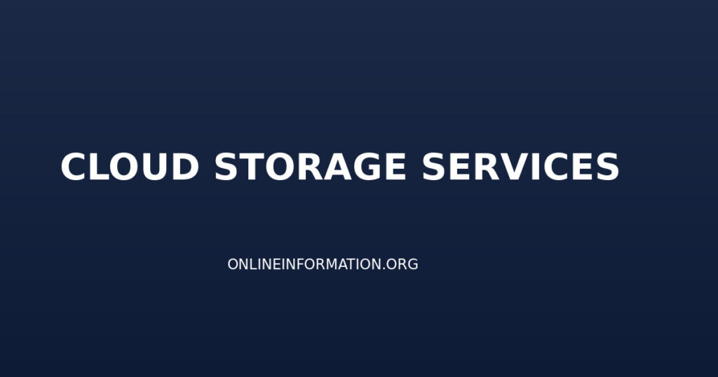 Best Cloud Storage Services: Features, Pricing, Security Comparison Guide