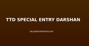 TTD Special Entry Darshan (SED): Rs. 300 Ticket Booking, Timings, Rules and Complete Guide